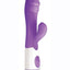 Lotus Sensual Massager #1 Silicone Rabbit Vibrator - Purple/White