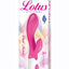 Lotus Sensual Massager #2 Silicone Rabbit Vibrator - Pink/White