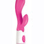 Lotus Sensual Massager #2 Silicone Rabbit Vibrator - Pink/White