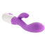 Lotus Sensual Massager #2 Silicone Rabbit Vibrator - Purple/White