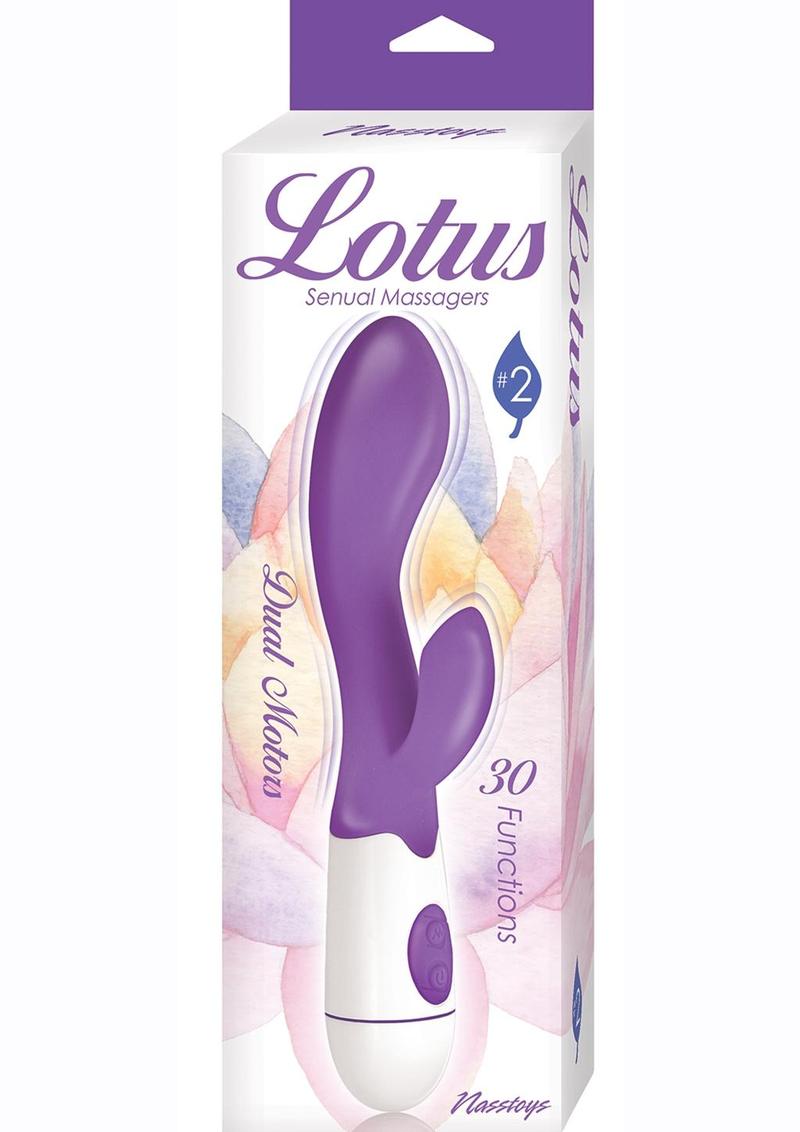 Lotus Sensual Massager #2 Silicone Rabbit Vibrator