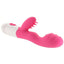 Lotus Sensual Massager #3 Silicone Rabbit Vibrator - Pink/White