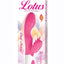 Lotus Sensual Massager #3 Silicone Rabbit Vibrator - Pink/White