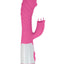 Lotus Sensual Massager #5 Silicone Rabbit Vibrator - Pink/White