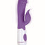 Lotus Sensual Massager #6 Silicone Rabbit Vibrator - Purple/White