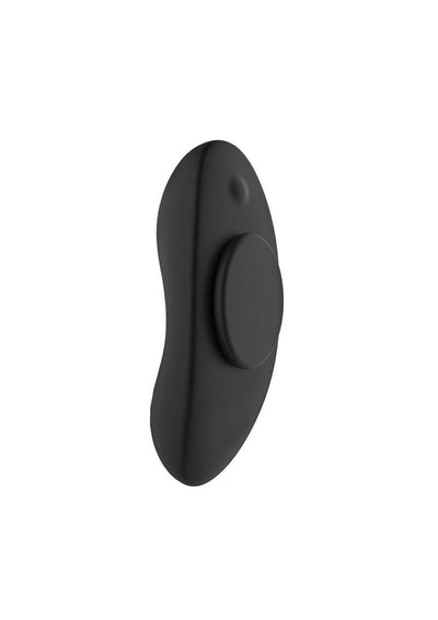 Love Distance Mag App Controlled Silicone Rechargeable Panty Vibe - Black