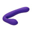 Love Rider Rechargeable Silicone Strapless Strap-On - Purple