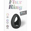 Flux Ring Silicone Cock Ring - Black/Black Onyx