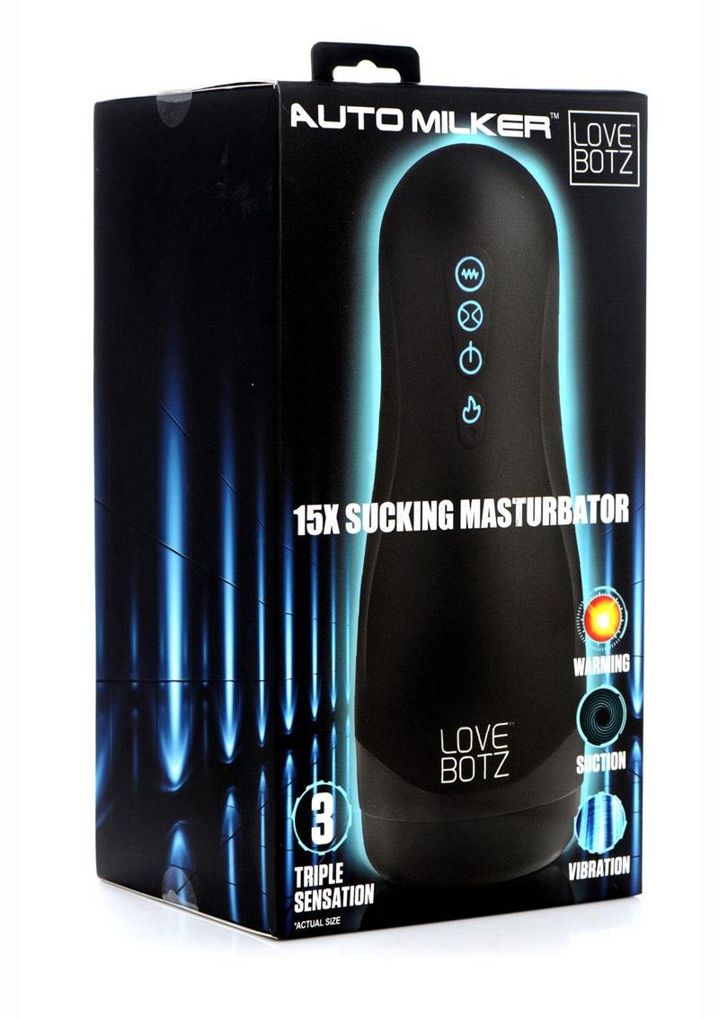 Lovebotz Handheld Milker Rechargeable 15x Sucking Masturbator
