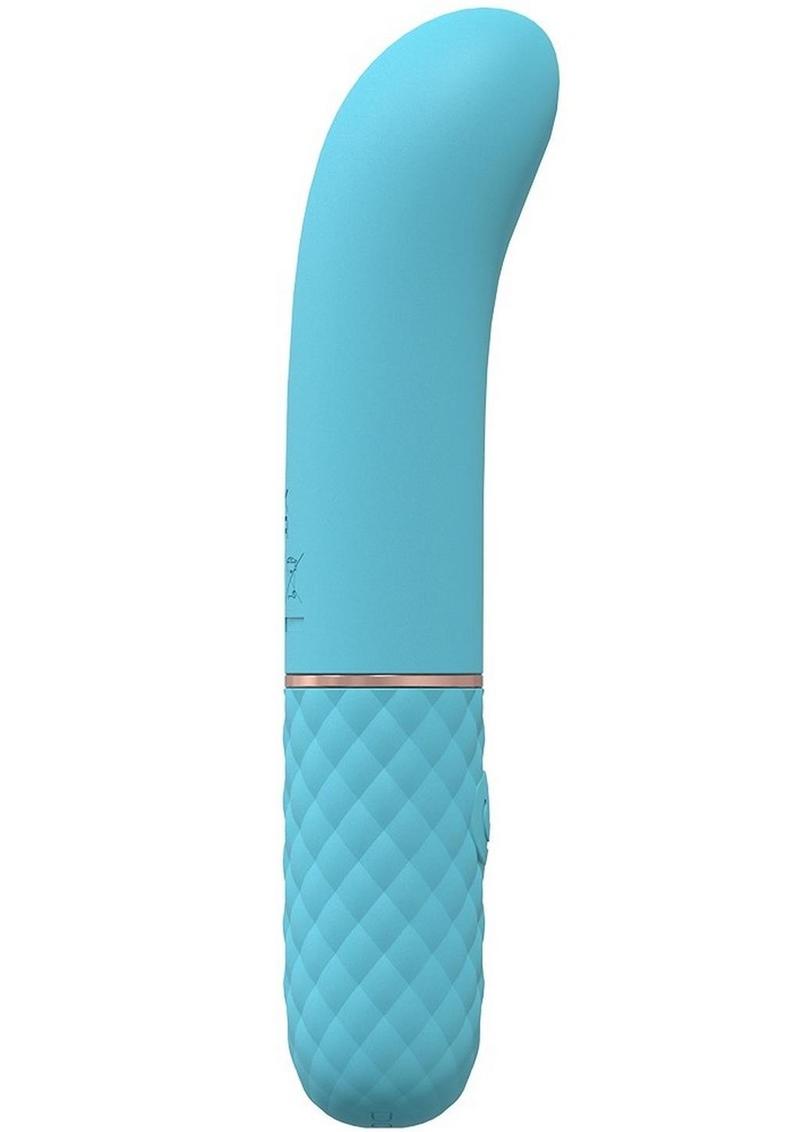 Loveline Dolce Silicone Rechargeable 10 Speed Mini G-Spot Vibrator - Blue