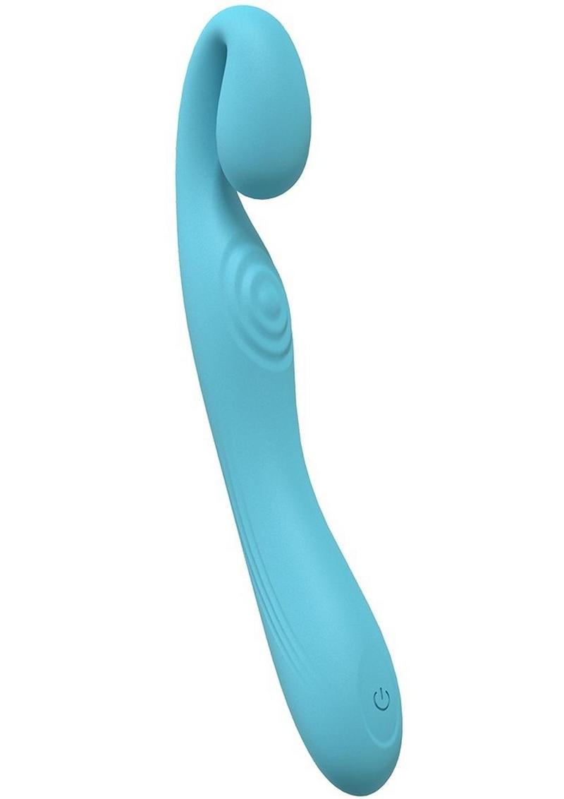 Loveline Obsession Rechargeable Dual Motor Vibe - Blue