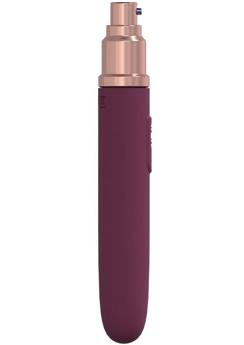 Loveline The Traveler Rechargeable 10 Speed Travel Vibe - Burgundy