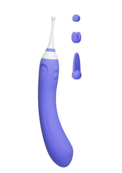 Lovense Hyphy Remote Controlled Silicone Dual End Vibrator - Purple