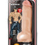 Loverboy Bad Boy Next Door Vibrating Dildo with Balls - Flesh/Vanilla - 13in