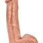 Loverboy The Kingpin Dildo with Balls - Caramel - 7in