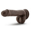 Loverboy Top Gun Tommy Dildo with Balls - Chocolate - 6.5in