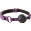 Lust Bondage Ball Gag - Black/Purple