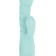 Luv Heat Up Thruster Rechargeable Silicone Vibrator - Aqua/Blue
