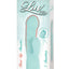 Luv Heat Up Thruster Rechargeable Silicone Vibrator - Aqua/Blue