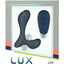 Lux Active Lx3 Silicone Rechargeable Anal Trainer with Bullet and Remote Control - Navy