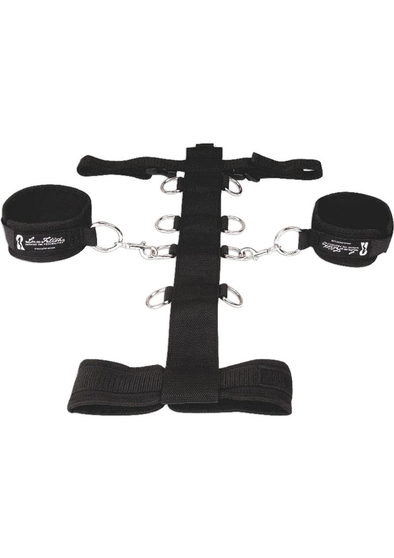 Lux Fetish Adjustable Neck and Wristraint