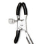 Lux Fetish Adjustable Steel Nipple Clips