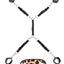 Lux Fetish Bed Spreader Restraint System - Animal Print/Leopard - 7 Piece Set