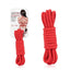 Lux Fetish Bondage Rope - Red - 10ft