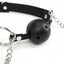 Lux Fetish Breathable Ball Gag with Nipple Clamps Adjustable