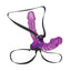 Lux Fetish Pleasure For 2 Double-Ended Strap-On - Purple