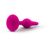 Luxe Beginner Plug Silicone Butt Plug - Pink - Large/Medium