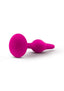 Luxe Beginner Plug Silicone Butt Plug - Pink - Small