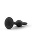 Luxe Beginner Silicone Butt Plug - Black - Small