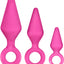 Luxe Candy Rimmer Anal Kit Silicone - Pink - 3 Piece Kit
