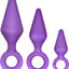 Luxe Candy Rimmer Anal Kit Silicone - Purple - 3 Piece Kit