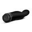 Luxe Gio Vibrating Silicone Dildo - Black - 8in