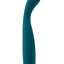 Luxe Lillie Silicone Rechargeable Vibrating Slim Wand Massager - Teal