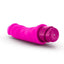 Luxe Marco Vibrating Silicone Dildo - Pink - 7.75in