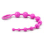 Luxe Silicone 10 Anal Beads - Pink