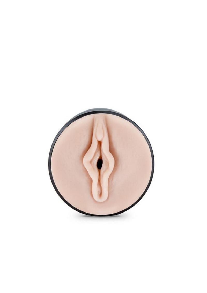 M For Men Soft and Wet Self Lubricating Masturbator Cup Orb - Pussy - Flesh/Vanilla