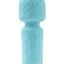 M'lady Rechargeable Silicone Mini Vibrating Wand - Teal