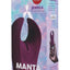 Manta Silicone Vibrating Sleeve - Garnet