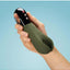 Manta Silicone Vibrating Sleeve - Moss - Green