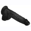 Master Cock Beefy Brad Dildo with Balls - Chocolate - 9in