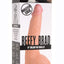 Master Cock Beefy Brad Dildo with Balls - Vanilla - 9in