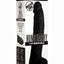 Master Cock Hung Harry Dildo with Balls - Black - 11.75in