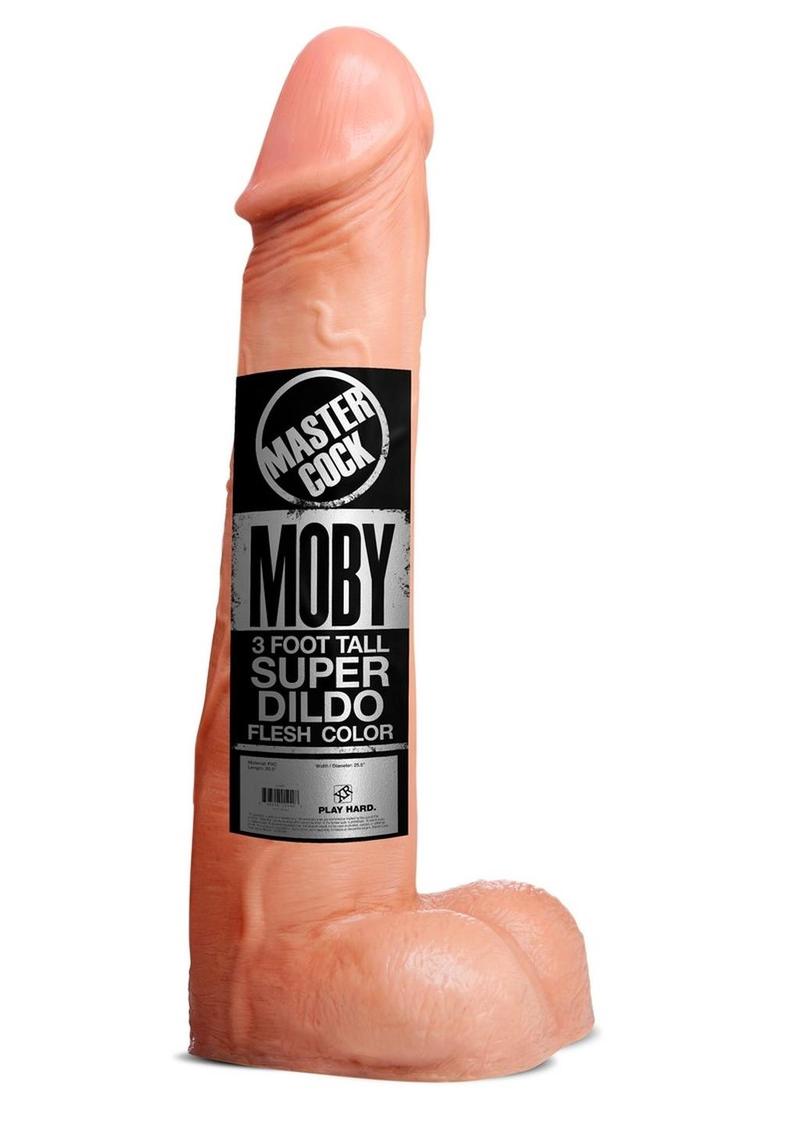 Master Cock Moby Huge 3 Foot Tall Super Dildo - Vanilla