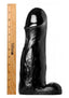 Master Cock The Manolith Dildo - Black - 11.75in