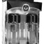 Master Series Black Max Powerful Twist Nipple Suckers - Black/Silver