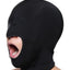 Master Series Blow Hole Open Mouth Spandex Hood - Black